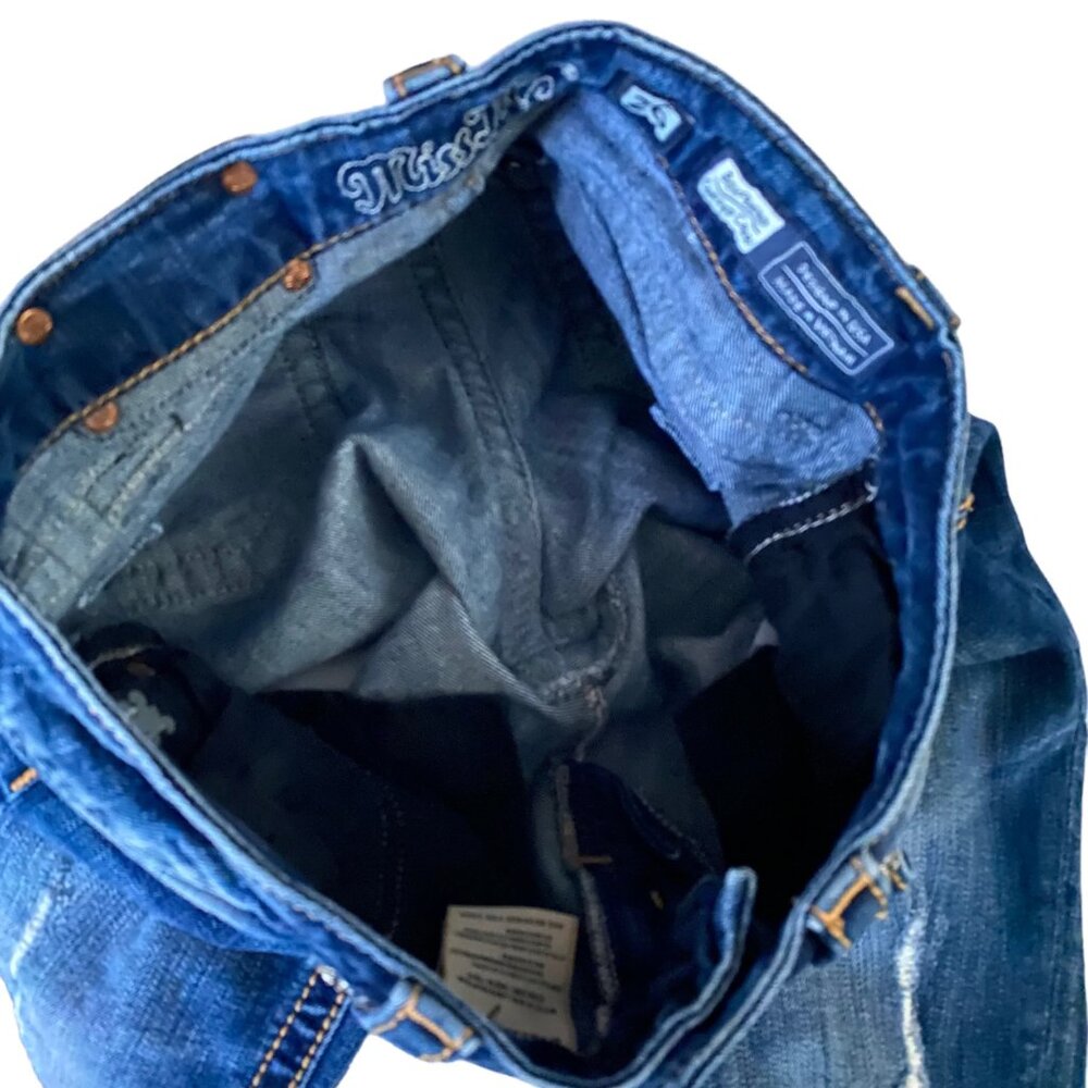 Miss Me JE5014F432 Flare Jeans Distressed Dark 26 - Picture 8 of 16